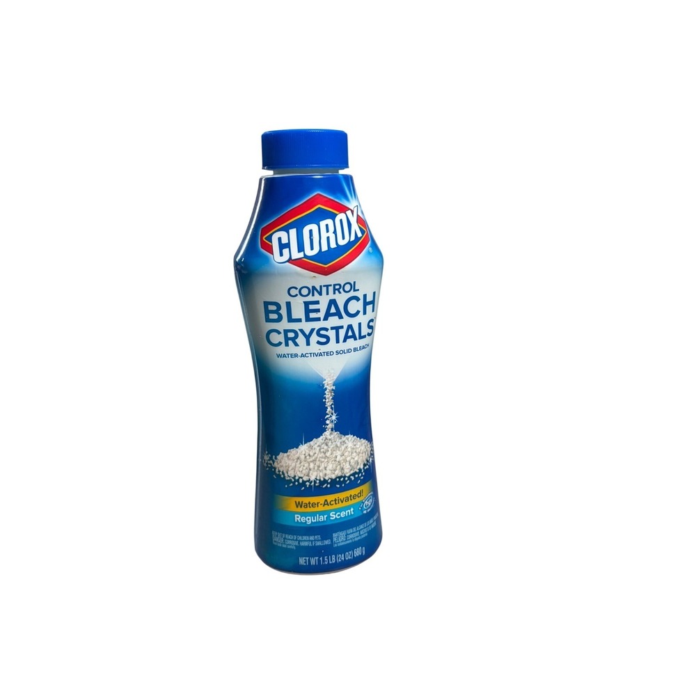 Clorox Control Bleach Crystals Regular Scent Water-Activated Solid Bleach Discon